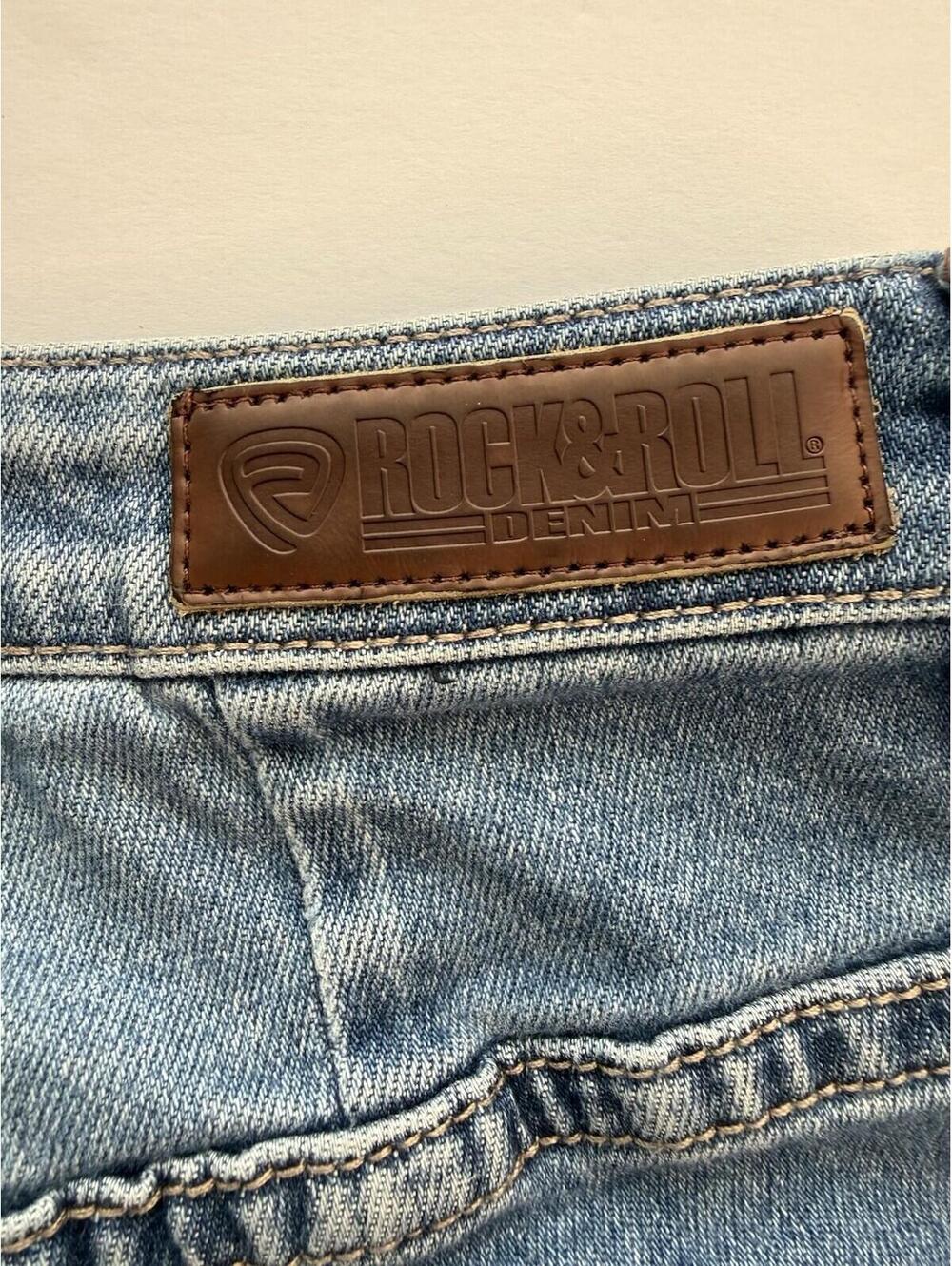 Rock & Roll Denim Women’s Trousers High Rise Flared Size 26x32 - Picture 7 of 8